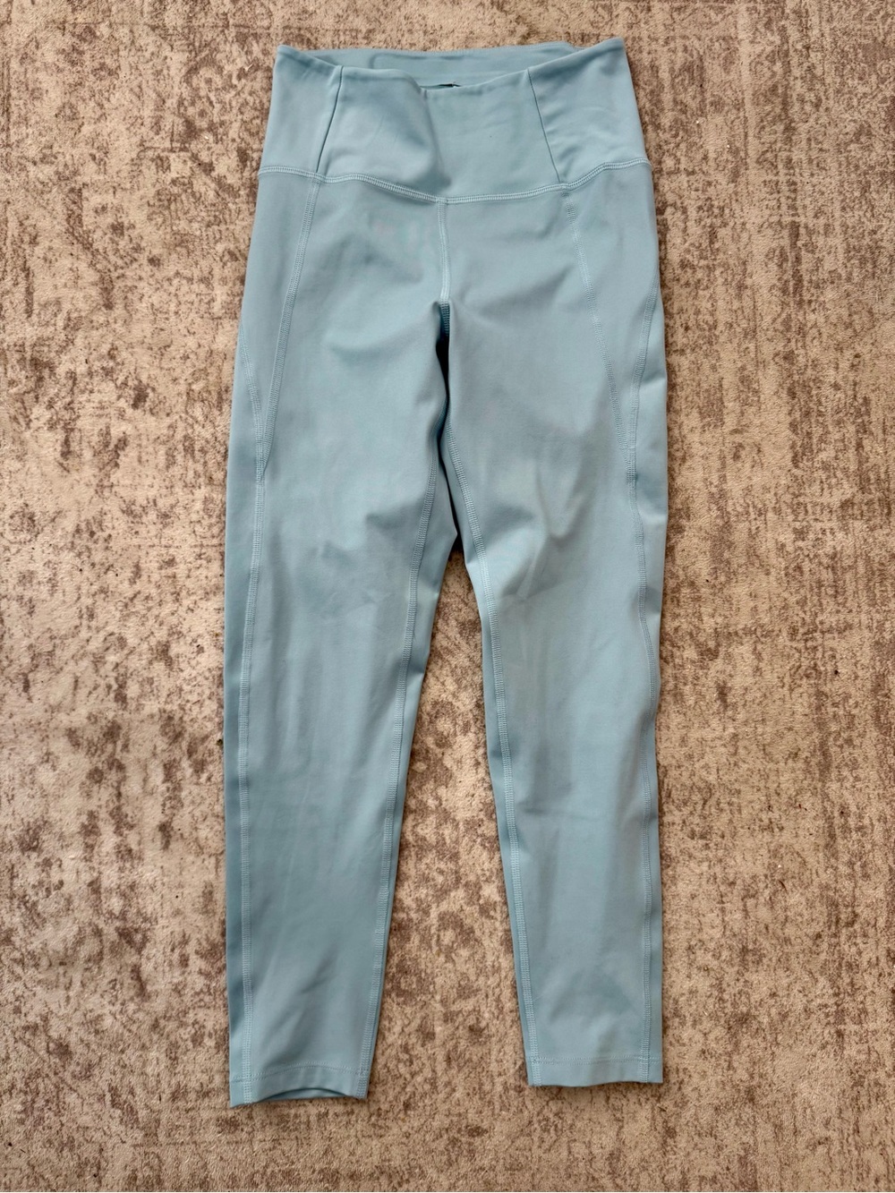Girlfriend Collective High Rise Yoga Leggings Light Blue Size S